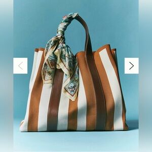 Everyday Stripe Knit Tote